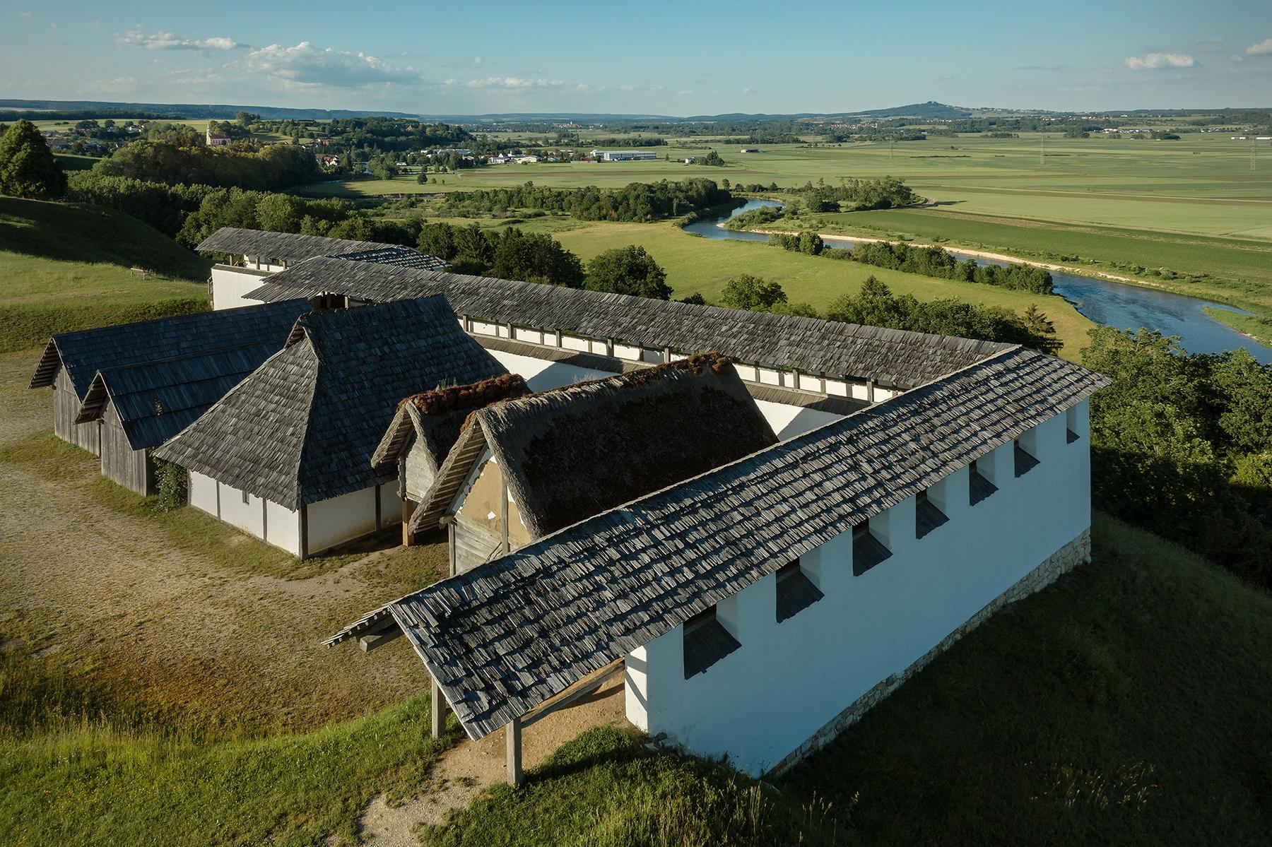 Heuneburg, Luftaufnahme