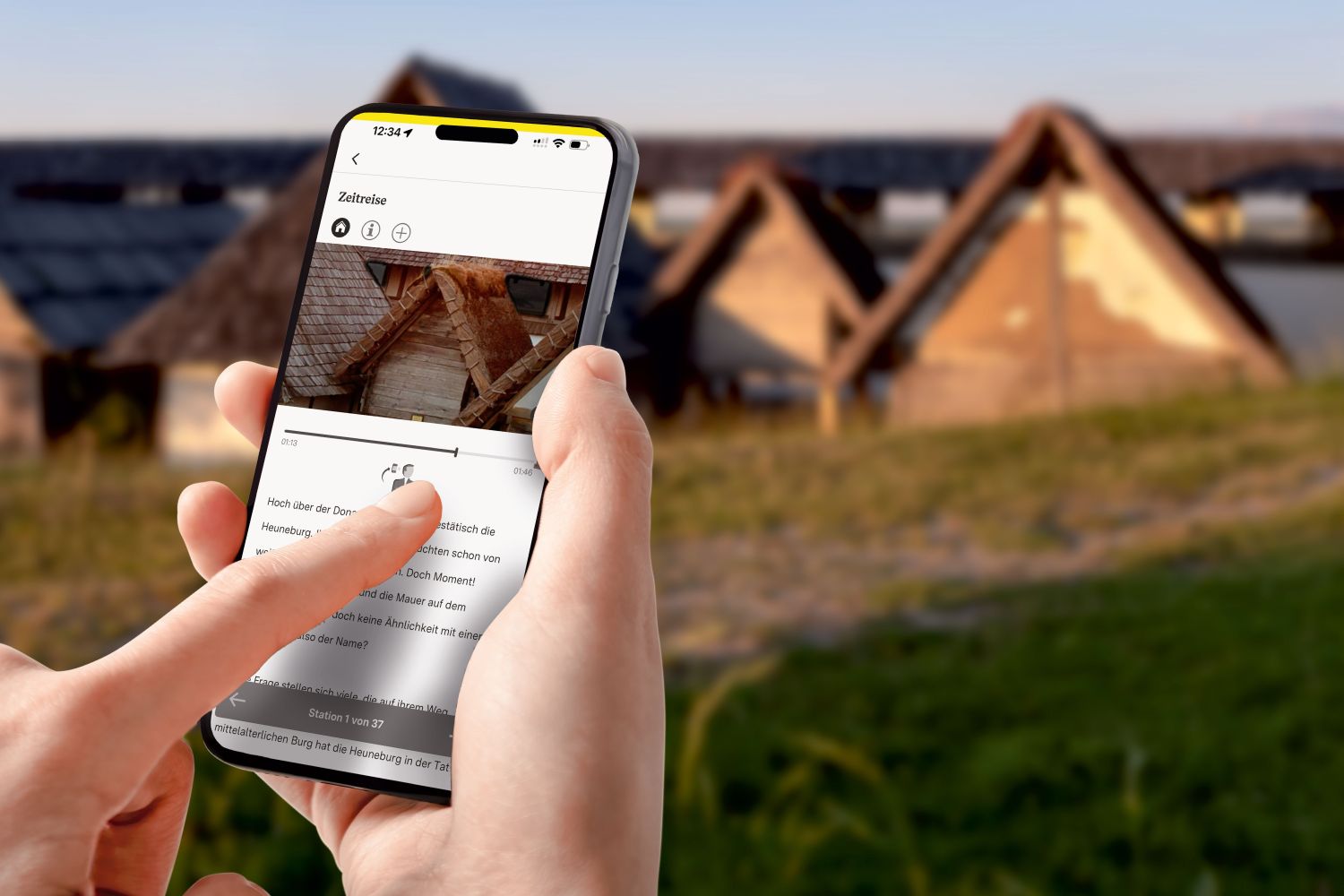 Heuneburg - Stadt Pyrene, Monument BW App