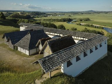 Heuneburg - Stadt Pyrene, von dort kann man auf die Donau schauen