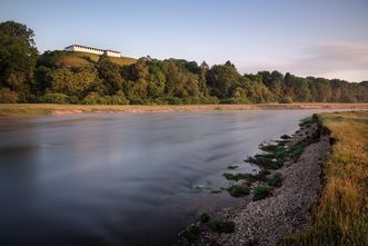 Heuneburg, Außenansicht, Donau