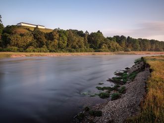 Heuneburg, Außenansicht, Donau