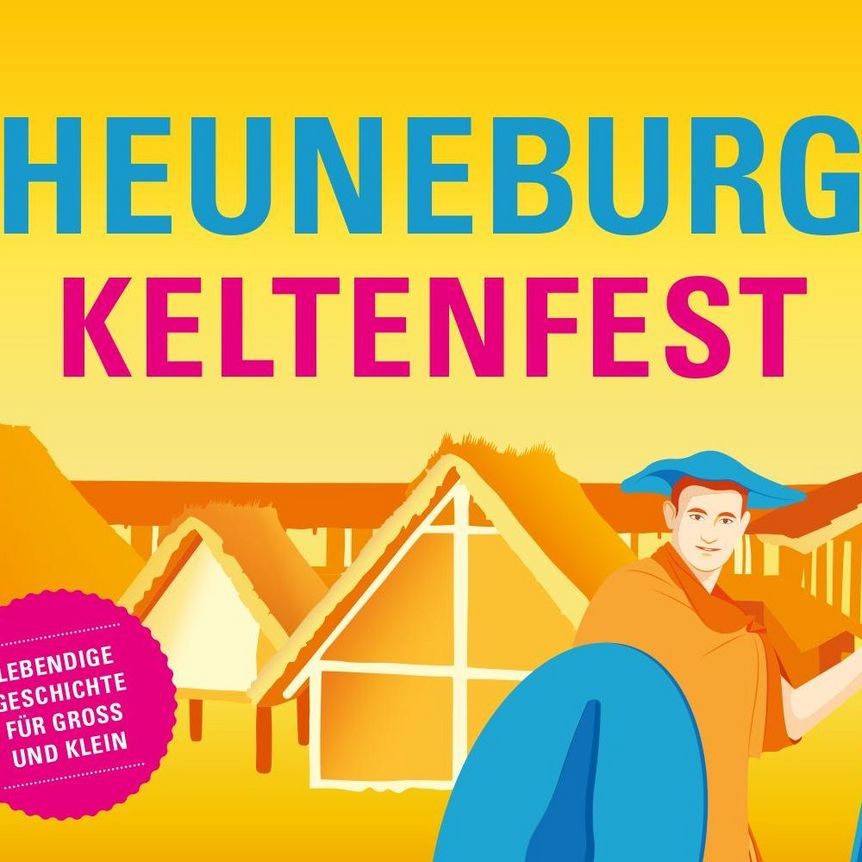 Werbemotiv zum Keltenfest der Staatlichen Schlösser und Gärten Baden-Württemberg