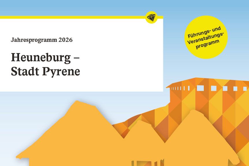 Titelbild des Jahresprogramms der Heuneburg - Stadt Pyrene