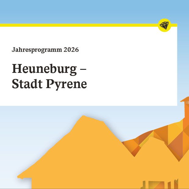 Titelbild des Jahresprogramms der Heuneburg - Stadt Pyrene